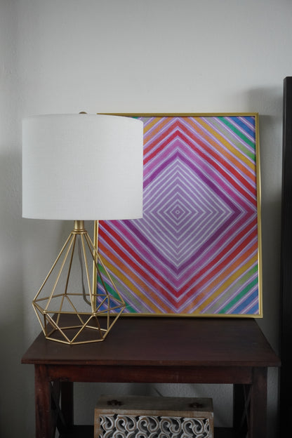 WATERCOLOR RAINBOW PRISM- Museum Quality Matte Paper Poster